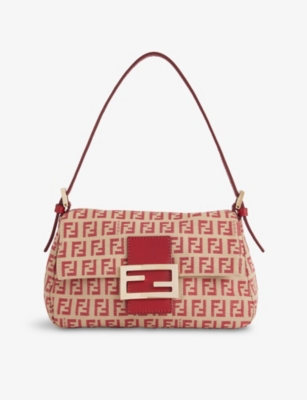 RESELFRIDGES: Pre-Loved Fendi Canvas Baguette Bag