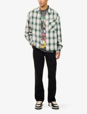 Represent Mens Black R2 Straight-leg Denim Jeans In Black