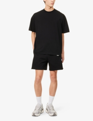 REPRESENT: Initial Logo-Print Cotton Sweat Shorts