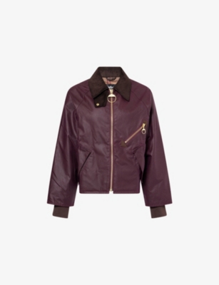 BARBOUR: Arlene Relaxed-Fit Waxed-Cotton Jacket