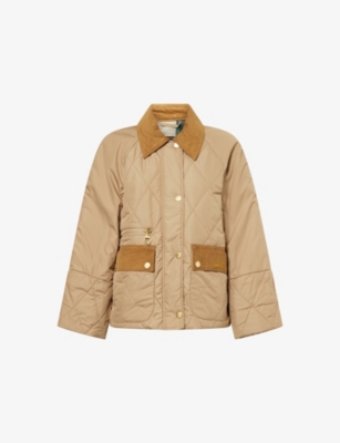 Barbour Martha Quilted Jacket In Brown
