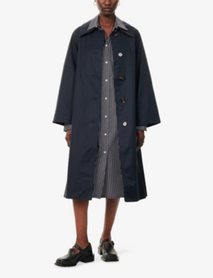 BARBOUR: Robyn Belted Cotton-Blend Trench Coat
