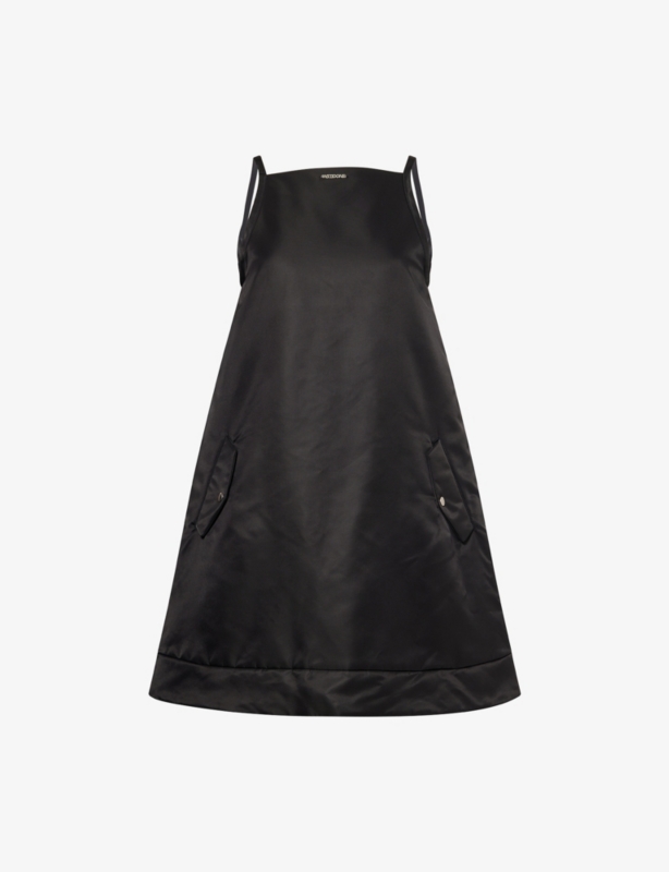 Relaxed-Fit Sleeveless Shell Mini Dress