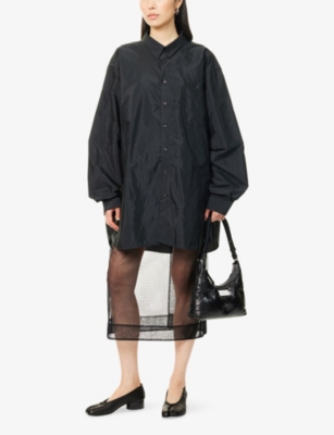 MAISON MARGIELA: Oversized Long-Sleeves Woven Shirt