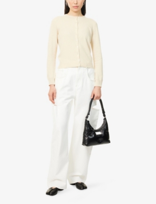 MAISON MARGIELA: Round-Neck Regular-Fit Wool Cardigan