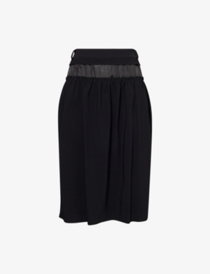 Maison Margiela Anonymity Of The Lining Midi Skirt In Black