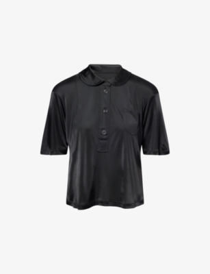 MAISON MARGIELA: Relaxed-Fit Short-Sleeves Woven Shirt