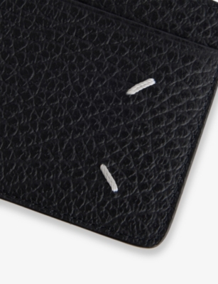 MAISON MARGIELA: Four-Stitch Slim Leather Card Holder