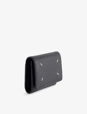 MAISON MARGIELA: Four-Stitch Leather Trifold Wallet