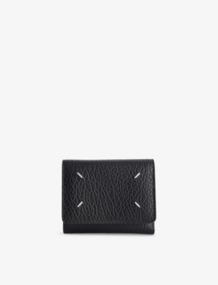 MAISON MARGIELA: Four-Stitch Leather Trifold Wallet