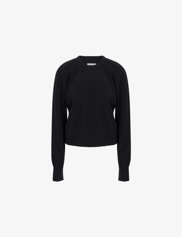 Round-Neck Regular-Fit Wool Jumper