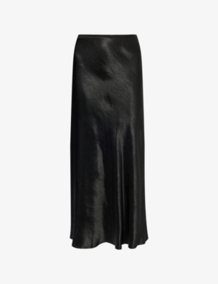 MAISON MARGIELA: Crinkled-Texture Regular-Fit Woven Midi Skirt
