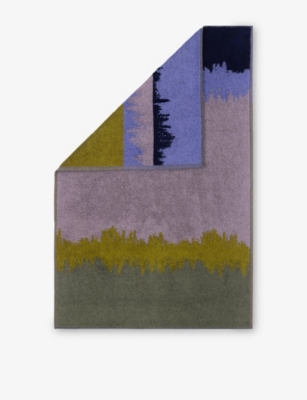 Yves Delorme Brume Cotton Towel Multicoloured In Multi