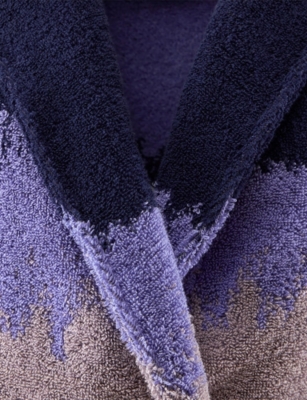 Yves Delorme Brume Cotton Bathrobe Multicoloured In Multi