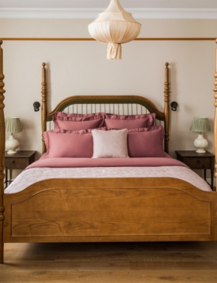 Yves Delorme Triomphe Cotton Duvet Cover Santal In Brown
