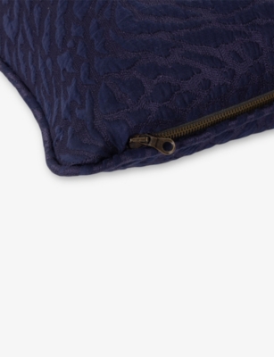 YVES DELORME: Souvenir Velvet Cushion Cover 33cm x 57cm