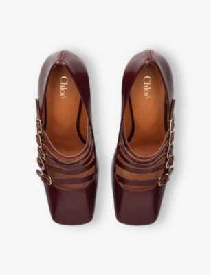 CHLOE: Janis 80 Leather Courts