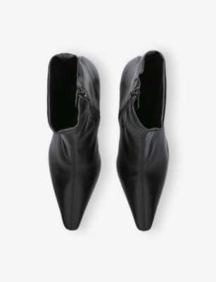 JUDE: Cave Leather Heeled Ankle Boots