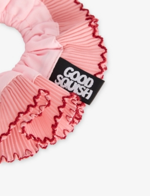 GOOD SQUISH: Curious Pleated Cotton Scrunchie