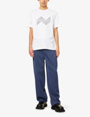 MISSONI: Knitted-Panel Crewneck Cotton-Jersey T-Shirt