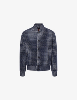 MISSONI: Missoni Knitted Bomber Jacket