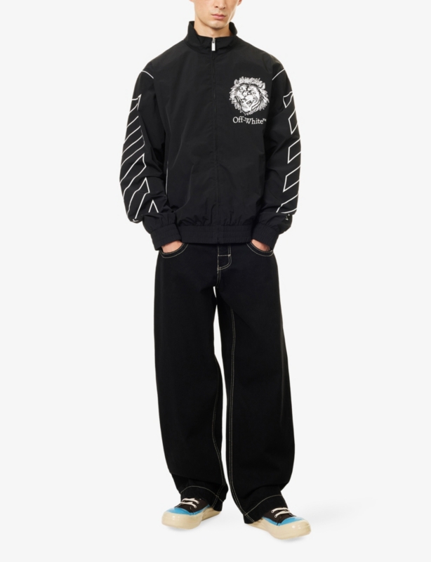 Lion NYL Relaxed-Fit Woven Track Top