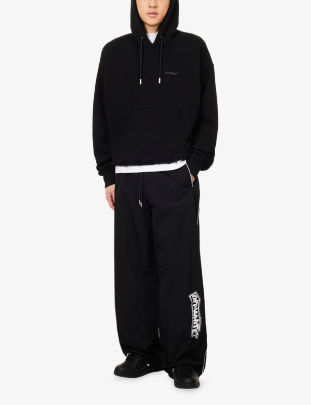 Lion Wide-Leg Woven Jogging Bottoms