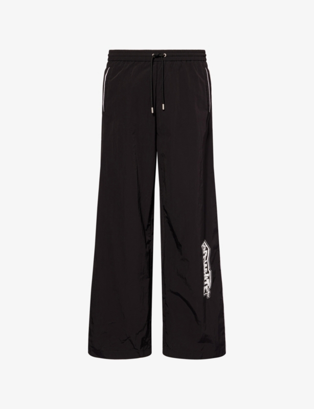 Lion Wide-Leg Woven Jogging Bottoms