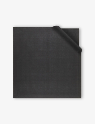 BVLGARI: Lettere Maxi Voile Silk Scarf