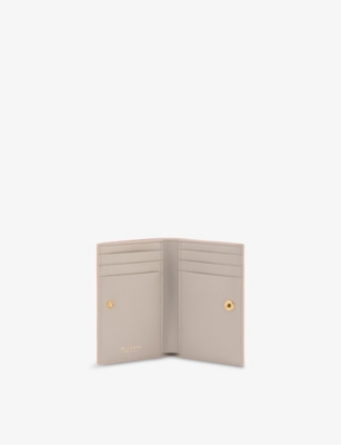 Bvlgari Womens Pink Serpenti Forever Folded Leather Card Holder