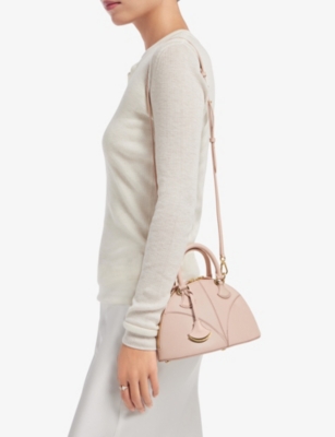 BVLGARI: Marquise Small Leather Top-Handle Bag