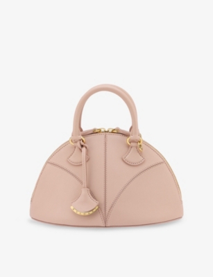 Bvlgari Womens Pink Marquise Small Leather Top-handle Bag