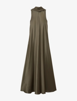 cotton green dresses for women Rihoas Women's Floral Sleeveless Mini Dress Garden Party Essential, Green / XL main image 1