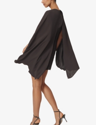 REISS: Cassidy Chain-Embellished Crepe Mini Dress