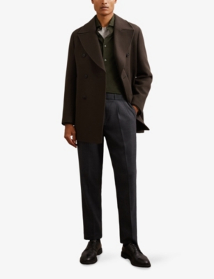 REISS: Velma Cutaway-Collar Cotton Shirt