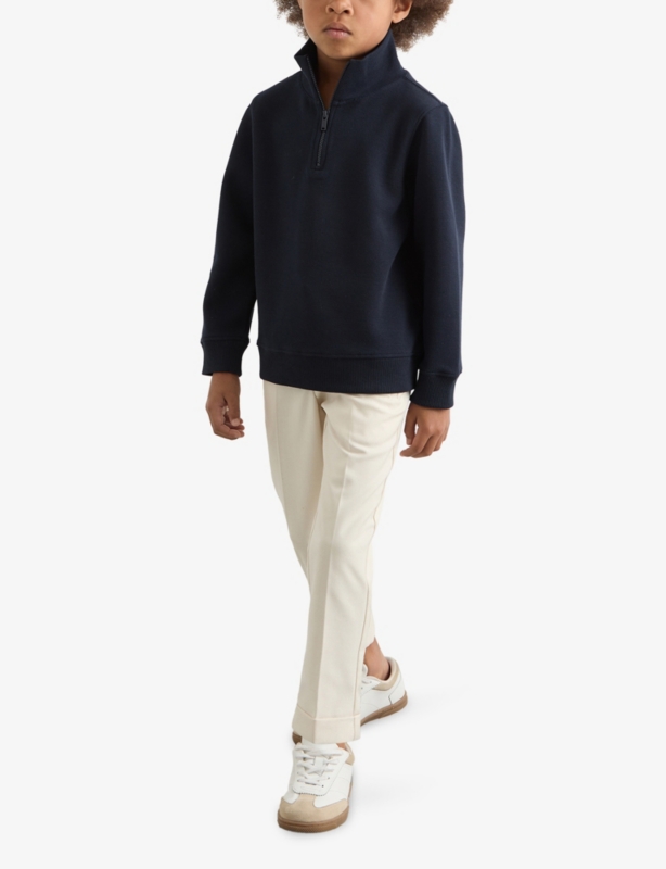 Alba Half-Zip Stretch-Jersey Sweatshirt 3-9 Years