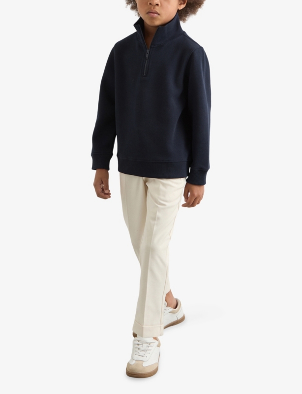 Alba Half-Zip Stretch-Jersey Sweatshirt 9-13 Years