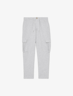 REISS: Willan Tapered-Leg Cotton-Jersey Trousers