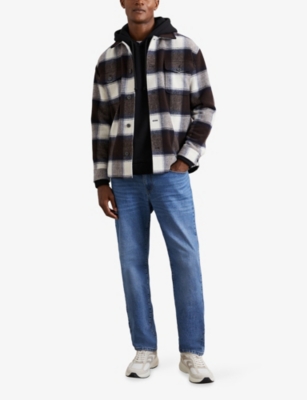 REISS: Silvestro Relaxed-fit Cotton-Blend Hoody