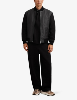 REISS: Costello Polo-Collar Cotton-Blend Jumper