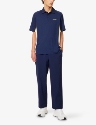 Manors Ens Navy  X Reebok Straight-leg Nylon Trousers