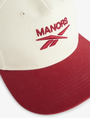 MANORS: Manors x Reebok Brand-Embroidery Cotton Baseball Cap