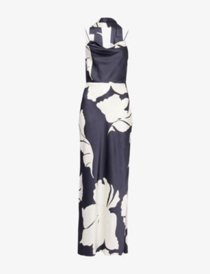 PRETTY LAVISH: Keisha Scarf Woven Maxi Dress