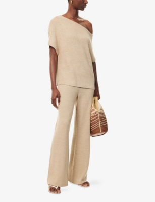 PRETTY LAVISH: Lily Off-Shoulder Knitted Top