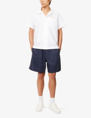 MONCLER GENIUS: Moncler x Gilga Farm by Donald Glover Linen-Blend Shorts