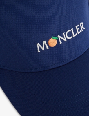 Moncler Genius Moncler X Gilga Farm Designed By Donald Glover Cotton Baseball Hat In Blue