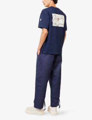 MONCLER GENIUS: Moncler x Gilga Farm By Donald Glover Graphic-Print Cotton T-Shirt