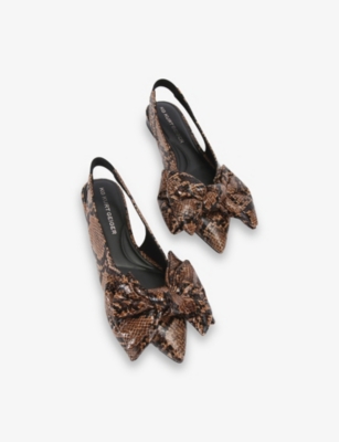 KG KURT GEIGER: Sophia Faux-Leather Flat Mules