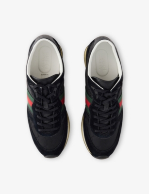 Gucci Sneaker Re-motion In Black Gg Fabric Men In Black