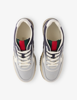 Gucci Re-web Monogram Panelled Sneakers In Multi